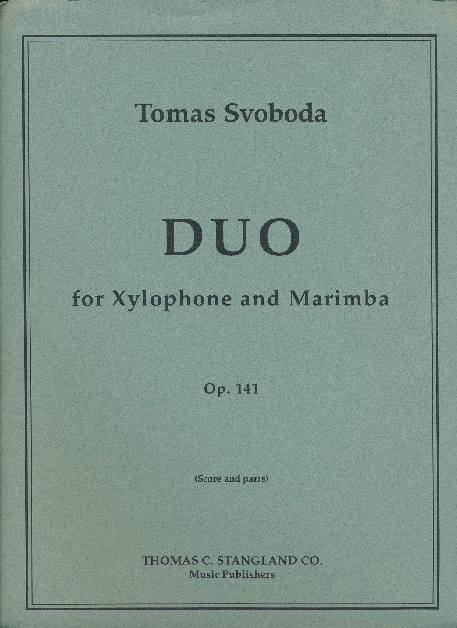 Duo For Xylophone And Marimba