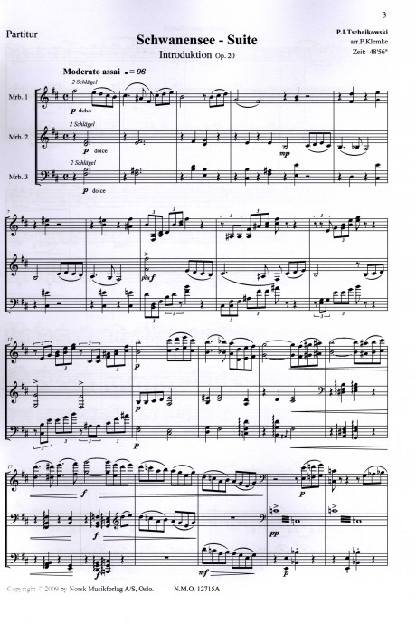 Swan Lake Suite (Score Only)