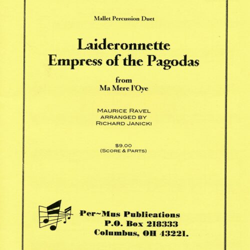 Laideronnette: Empress Of The Pagodas by Ravel arr. Richard Janicki