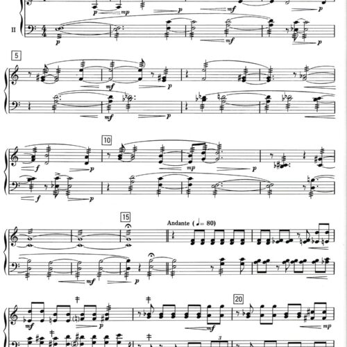 Sonatina For Marimba, Four-hands
