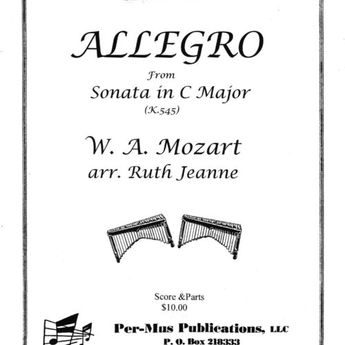 Allegro from Sonata in C Major by Mozart arr. Ruth Jeanne