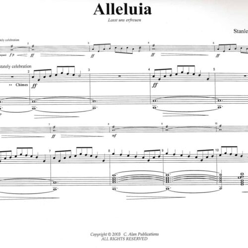 Alleluia by Stanley Leonard
