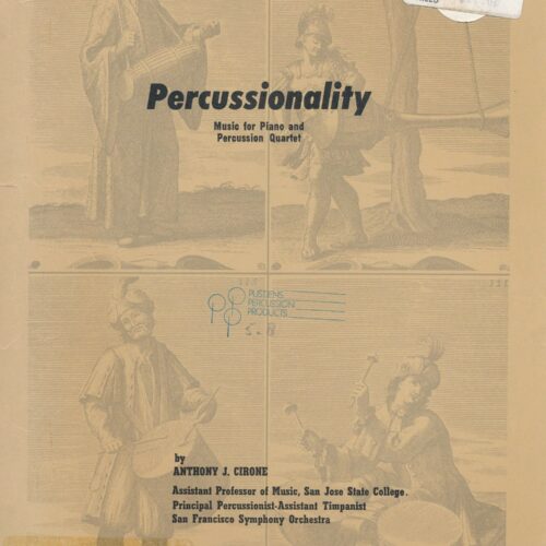 Percussionality (last copy - out of print)