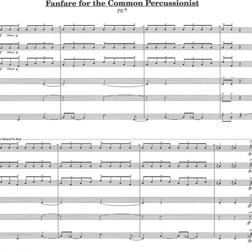 Fanfare for the Common Percussionist