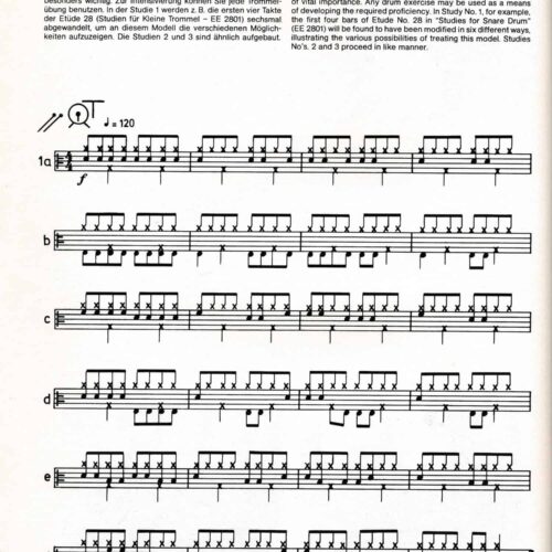 Studies for Drum Set vol. 2