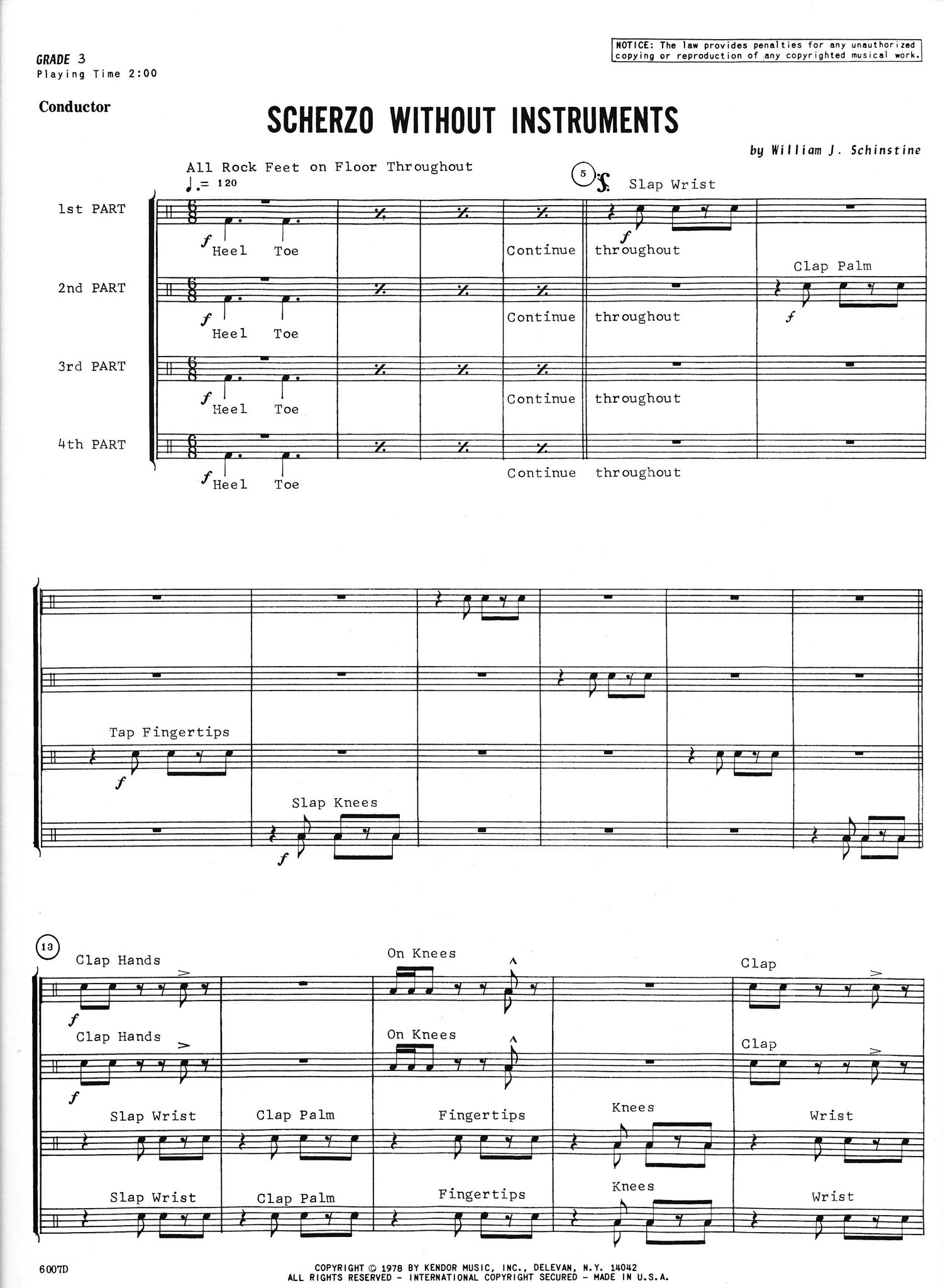 Scherzo Without Instruments