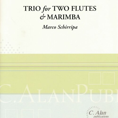 Trio for Two Flutes & Marimba by Marco Schirripa
