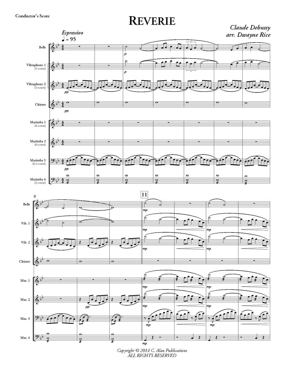 Reverie by Debussy arr. Dwayne Rice
