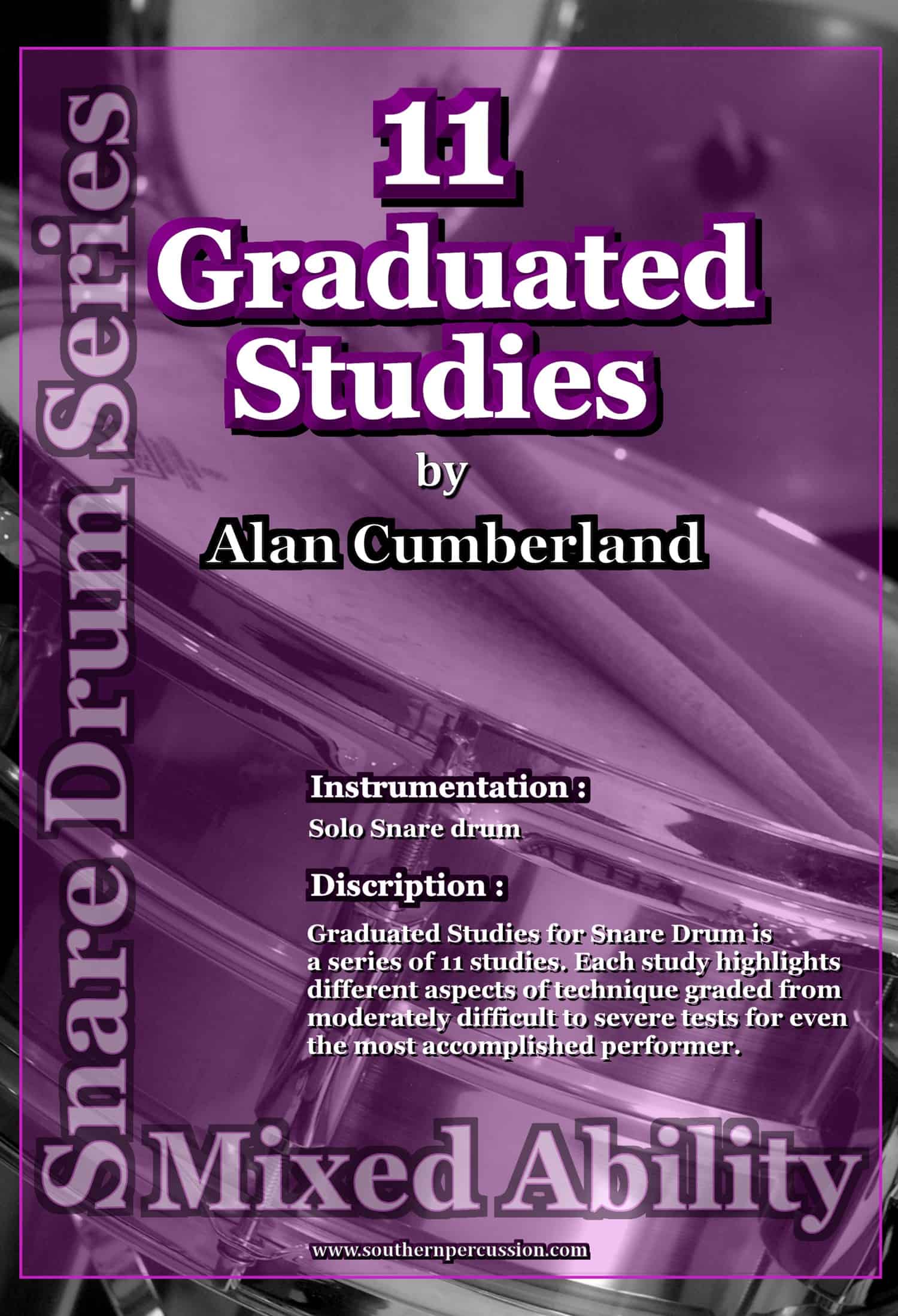 11 Graduated Studies For Snare Drum