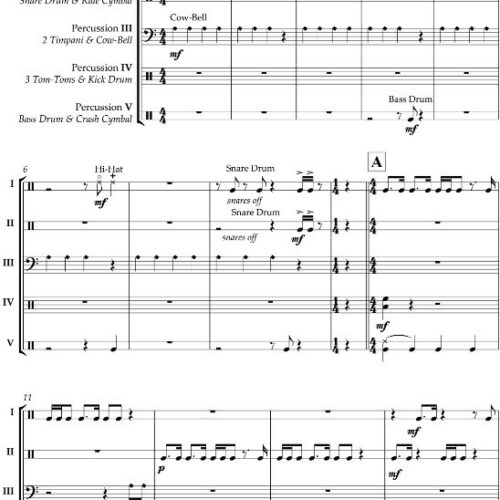 Dionisation for Percussion Quintet