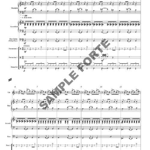 Libertango for Percussion Ensemble and Accordion
