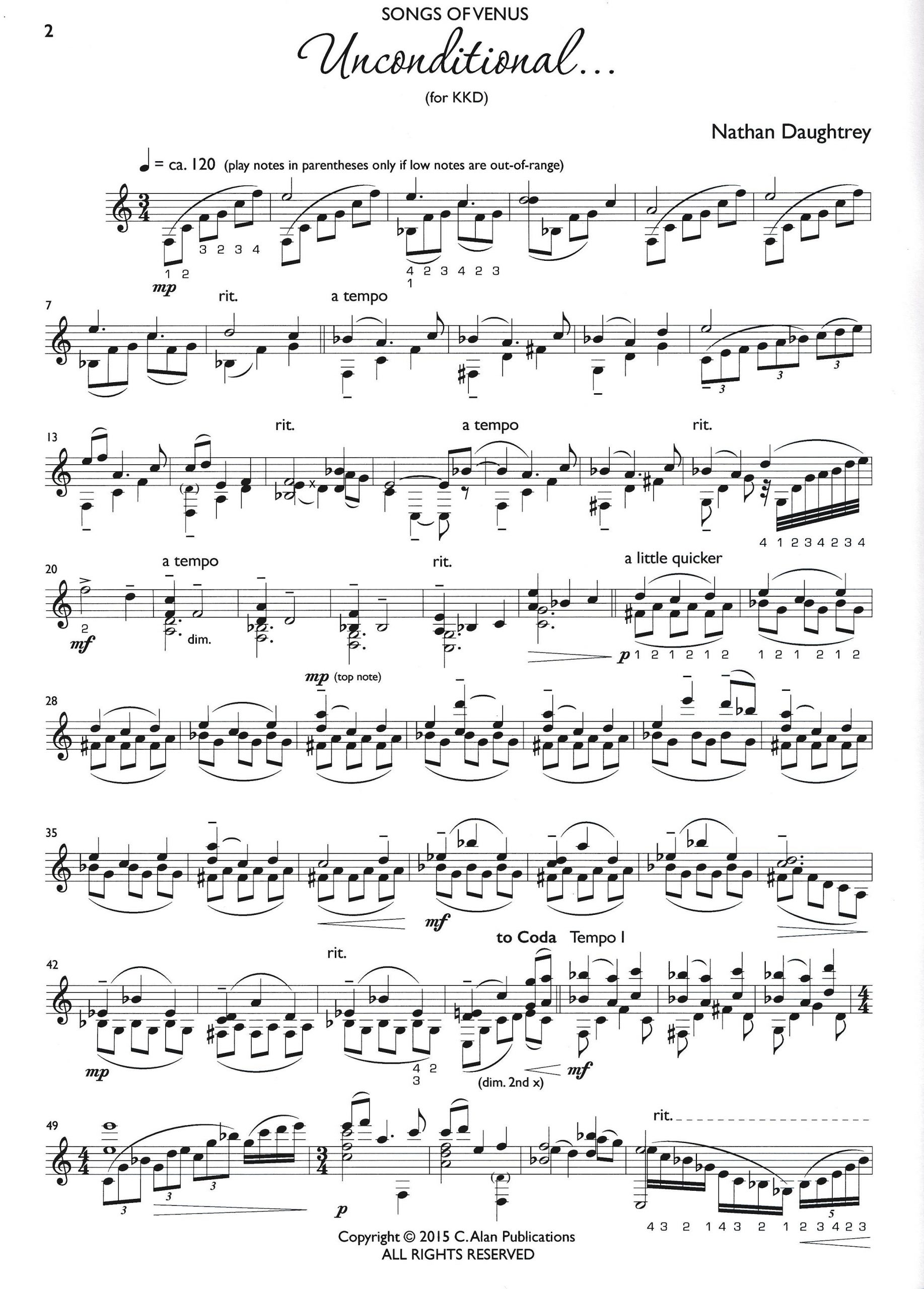 Songs of Venus by Nathan Daughtrey