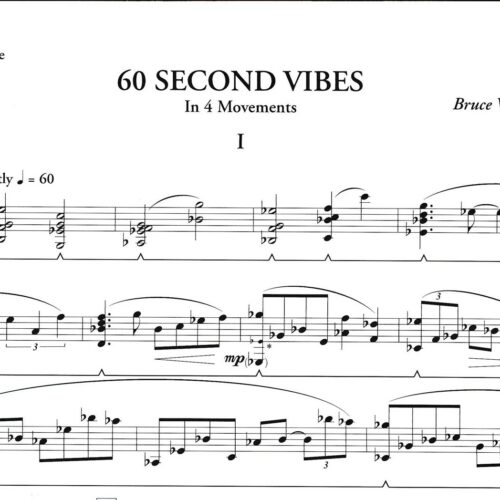 60 Second Vibes by Bruce Tippette