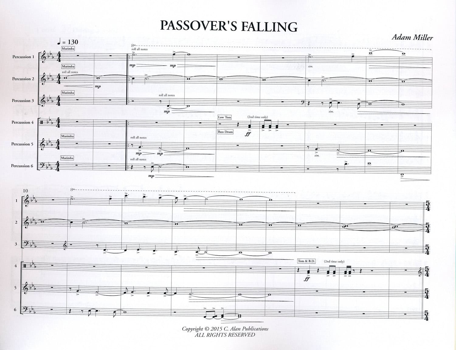 Passover's Falling by Adam Miller