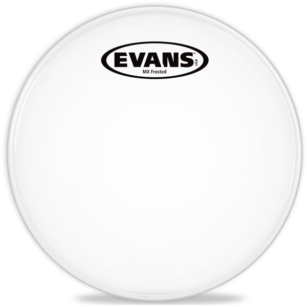 Evans MX Frost Marching Tenor Drum Head 8 Inch 