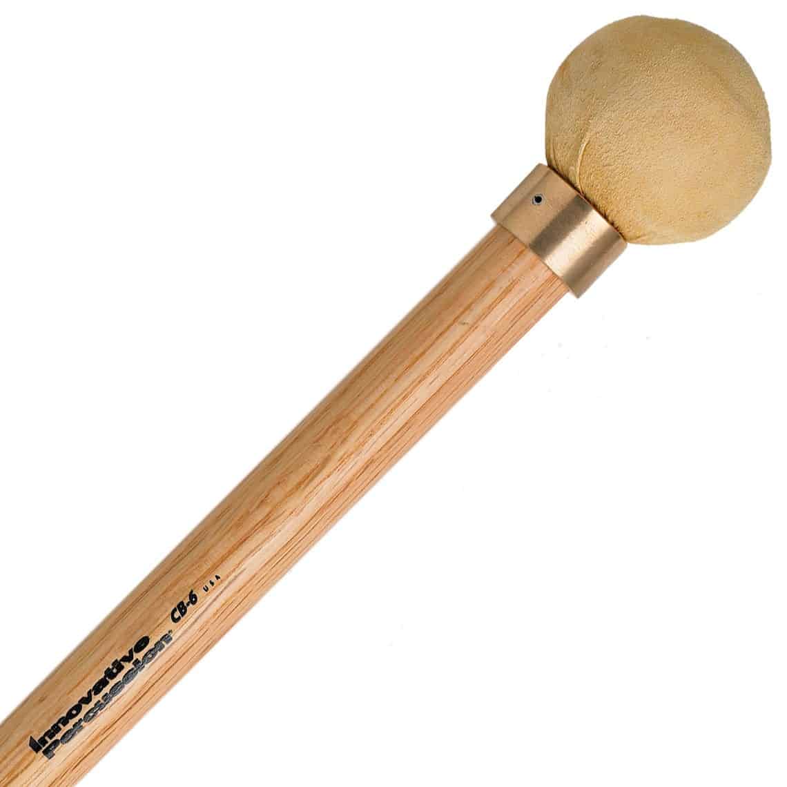 Innovative Percussion CB-6 Concert Series Bass Drum and Gong Mallet - Chamois Cover
