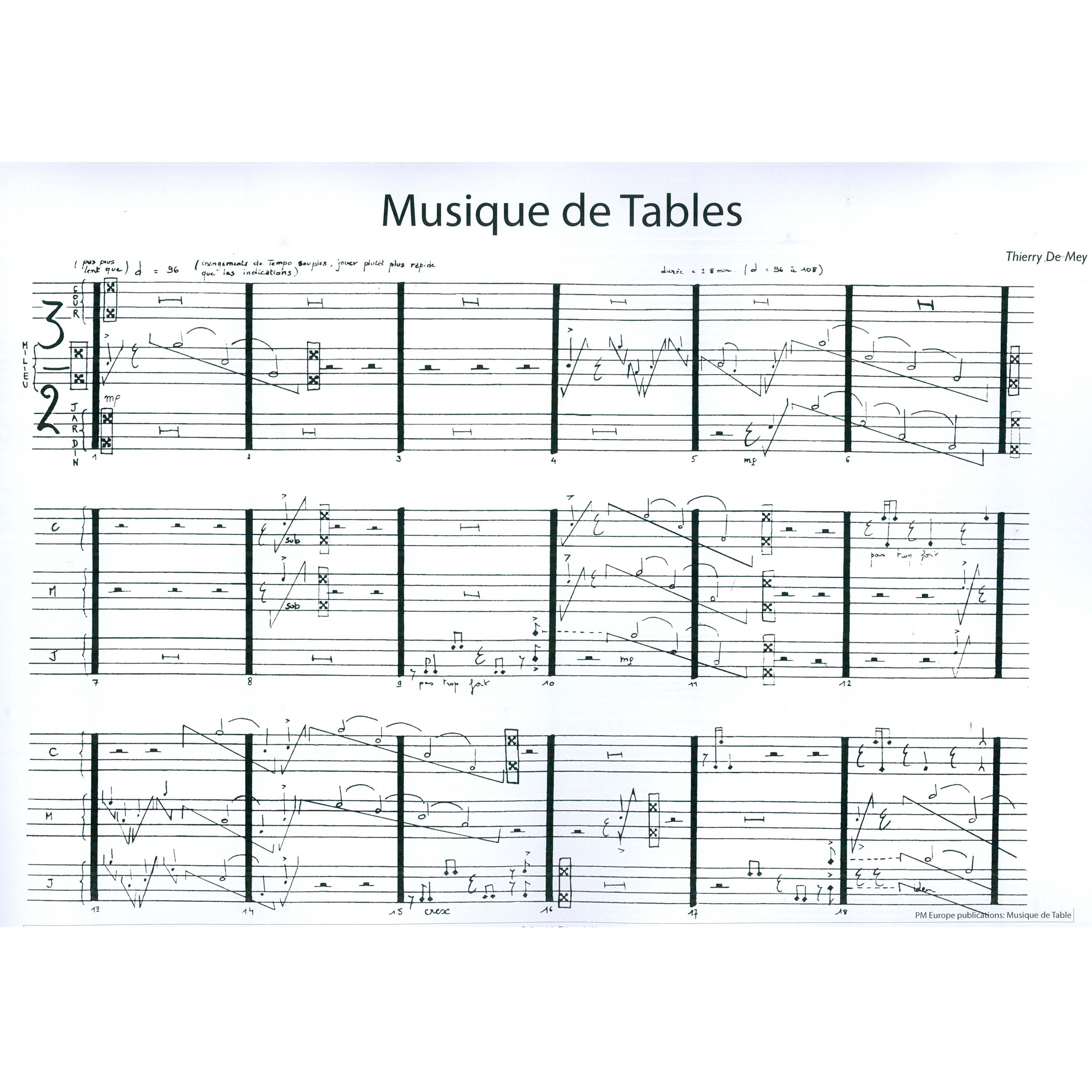 Musique de Tables