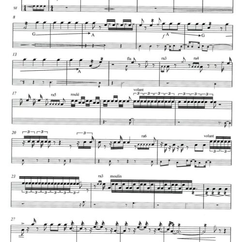 Cinq etudes de caisse claire