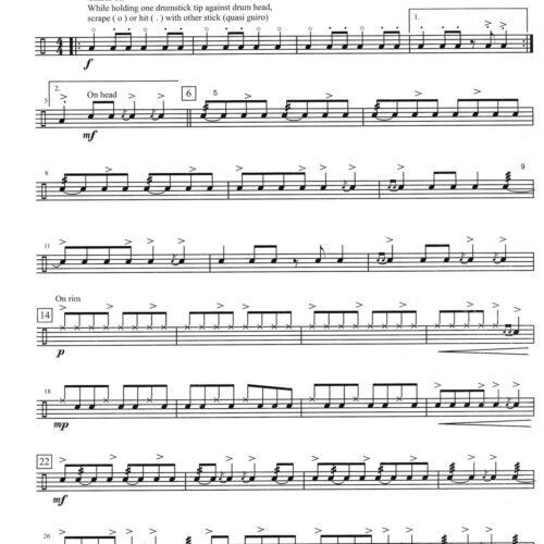 Global Drumming (10 Snare Drum Solos In Styles From Around The World)