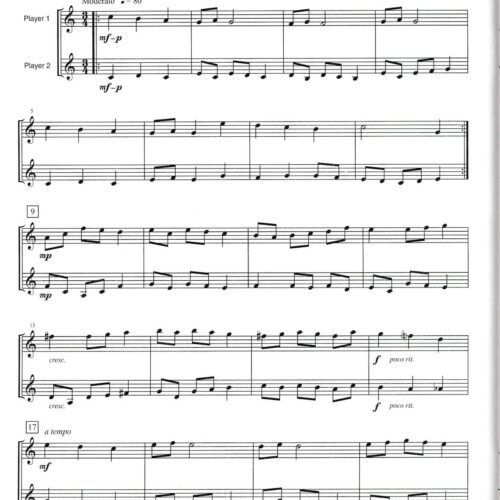 Contest Duets For Intermediate Mallet Players