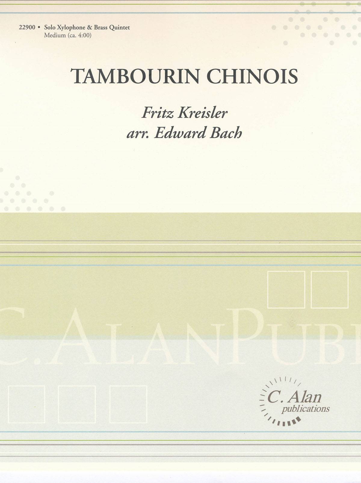 Tambourin Chinois by Kreisler arr. Edward Bach