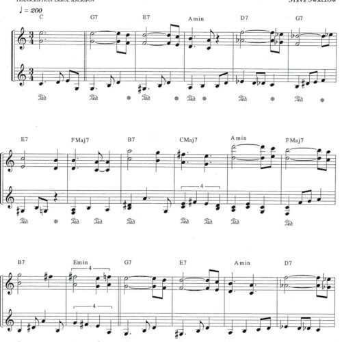 Hullo Bolinas by Steve Swallow arr. Gary Burton
