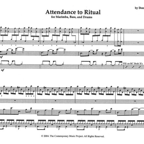 Attendance to Ritual by Donald Skoog