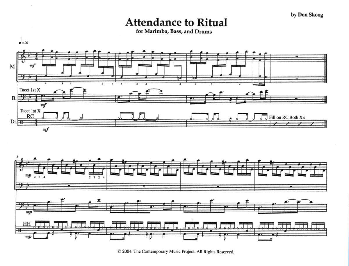 Attendance to Ritual by Donald Skoog