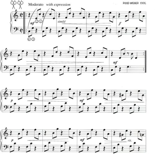 Five Marimba Pieces for Anais by Ruud Wiener