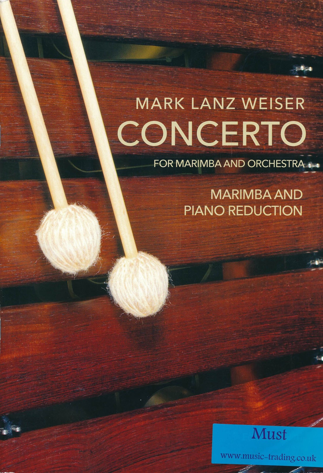 Concerto for Marimba and Orchestra (piano reduction) by Mark Lanzc Weiser