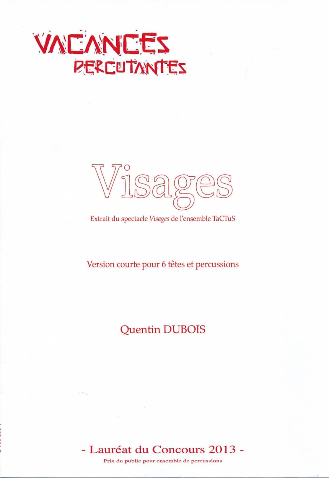 Visages by Quentin Dubois