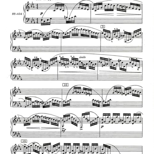 Solfeggio In C Minor by Bach arr. Shara Brody