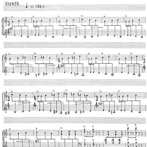 Two Mirror Pieces for Marimba by Don Kay