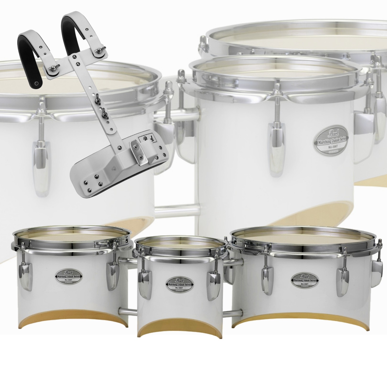 Pearl Junior Series 6/8/10" Trio Tom - Medium Carrier included
