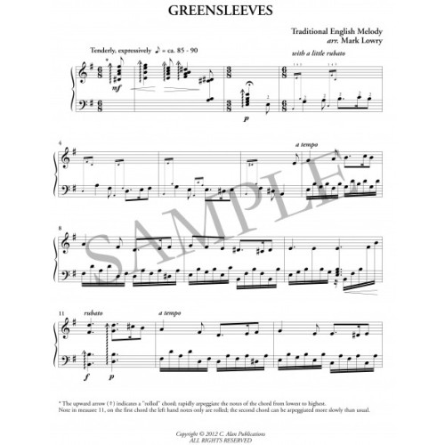 Greensleeves arr. Mark Lowry