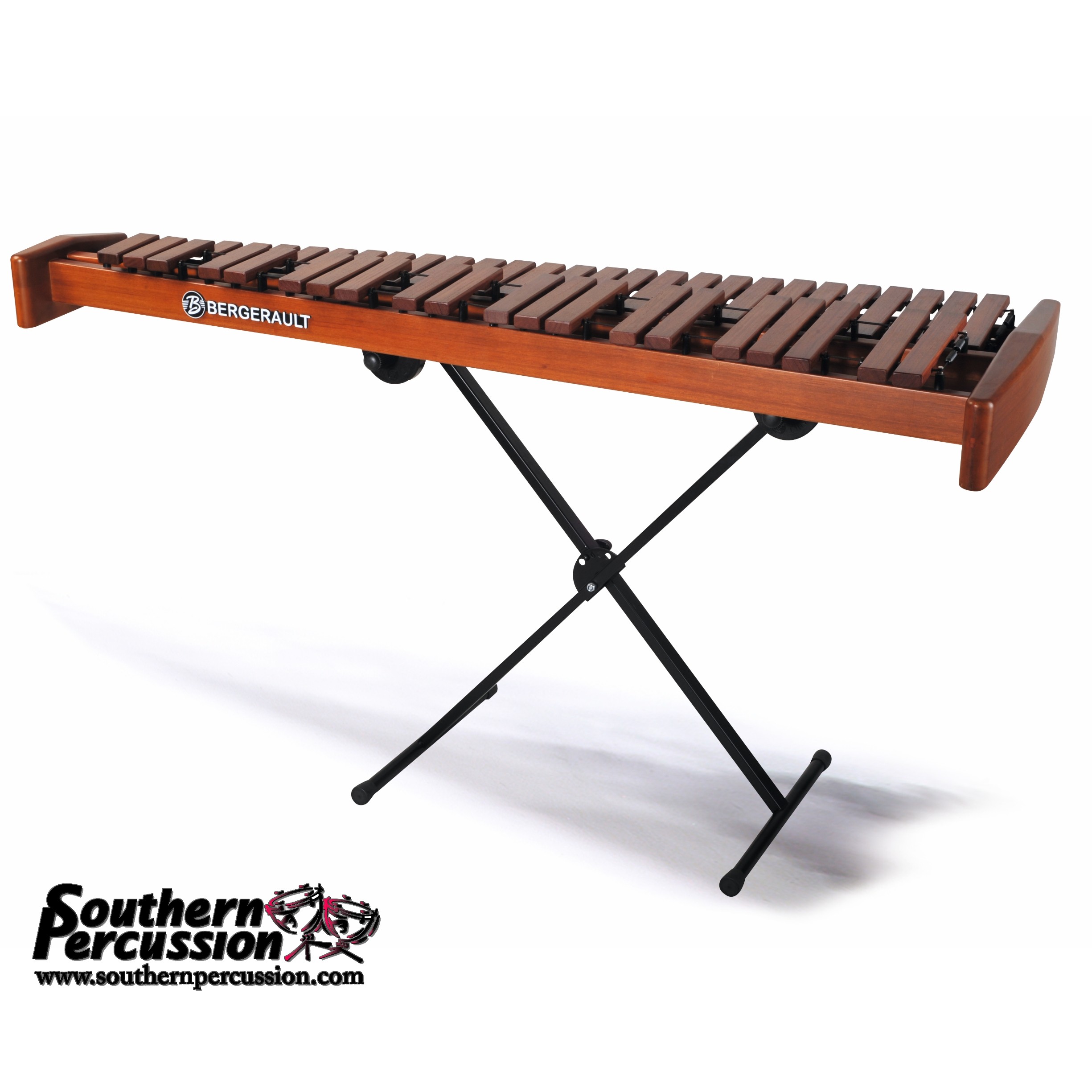 Bergerault: Performer Series 4oct Rosewood Table Top Xylophone