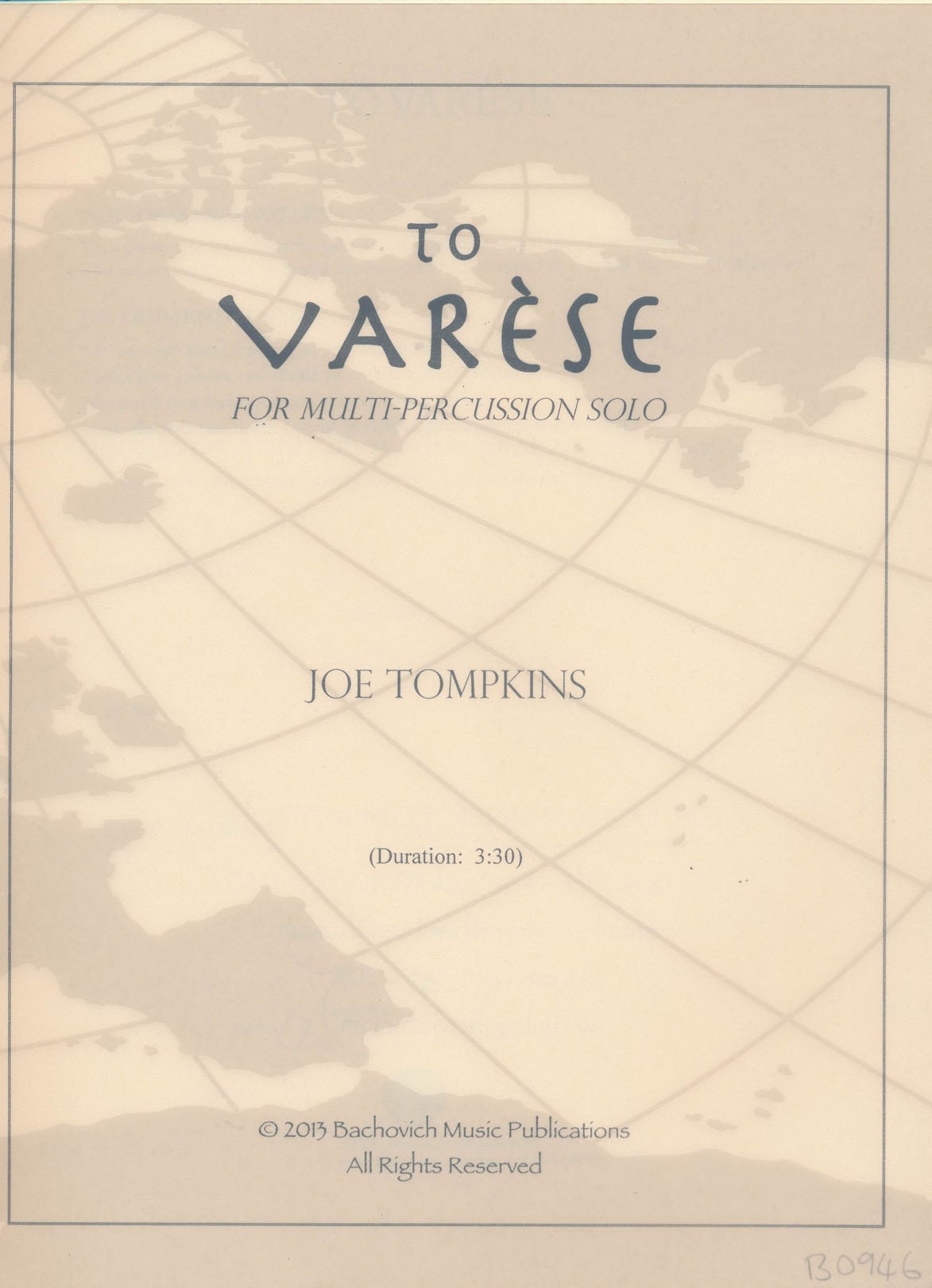 To Varese by Joseph Tompkins