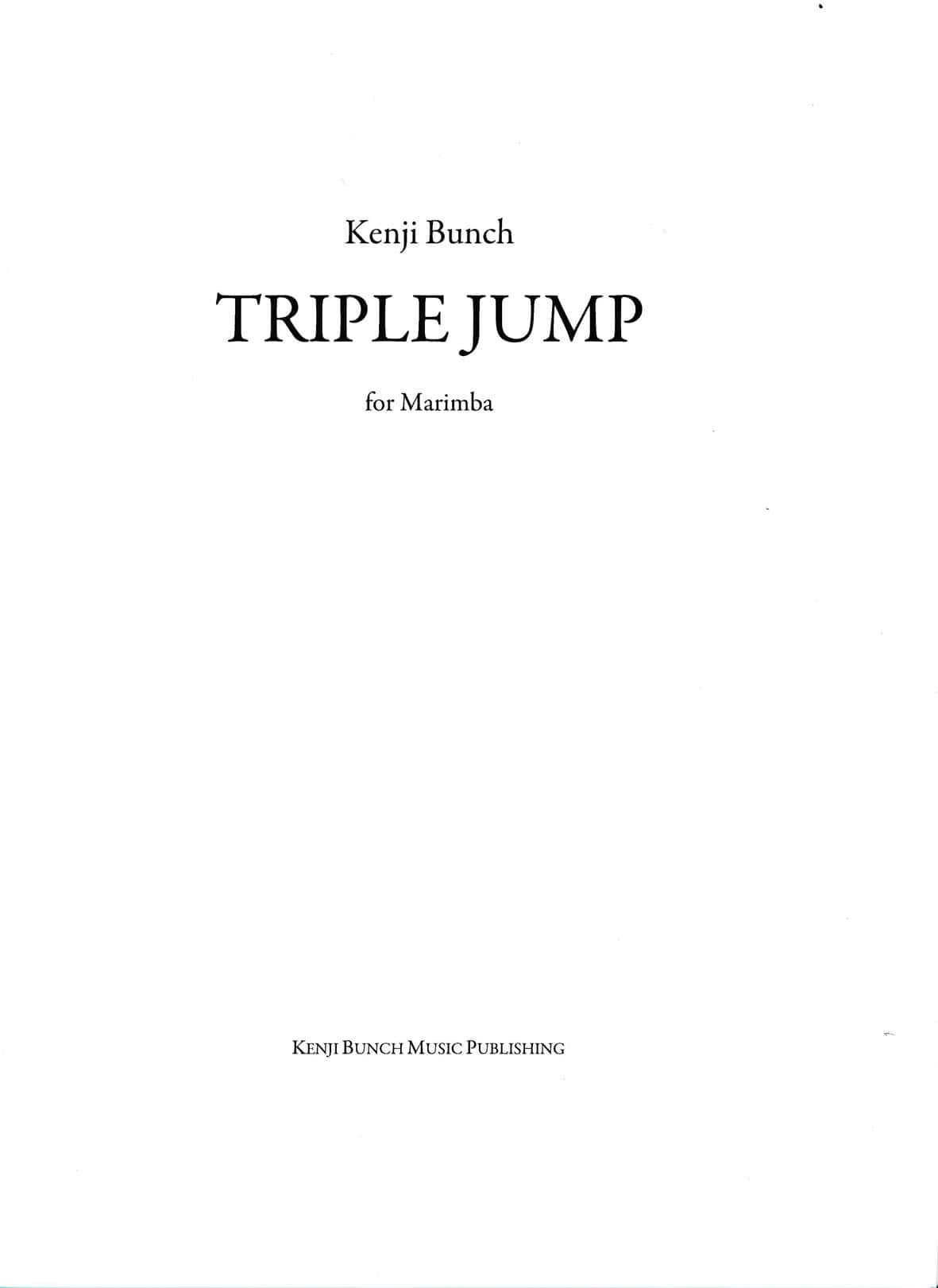 Triple Jump by Kenji Bunch