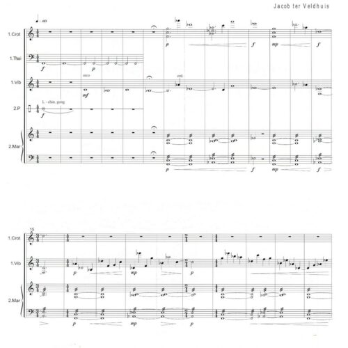Goldrush (Percussion Duo) Parts