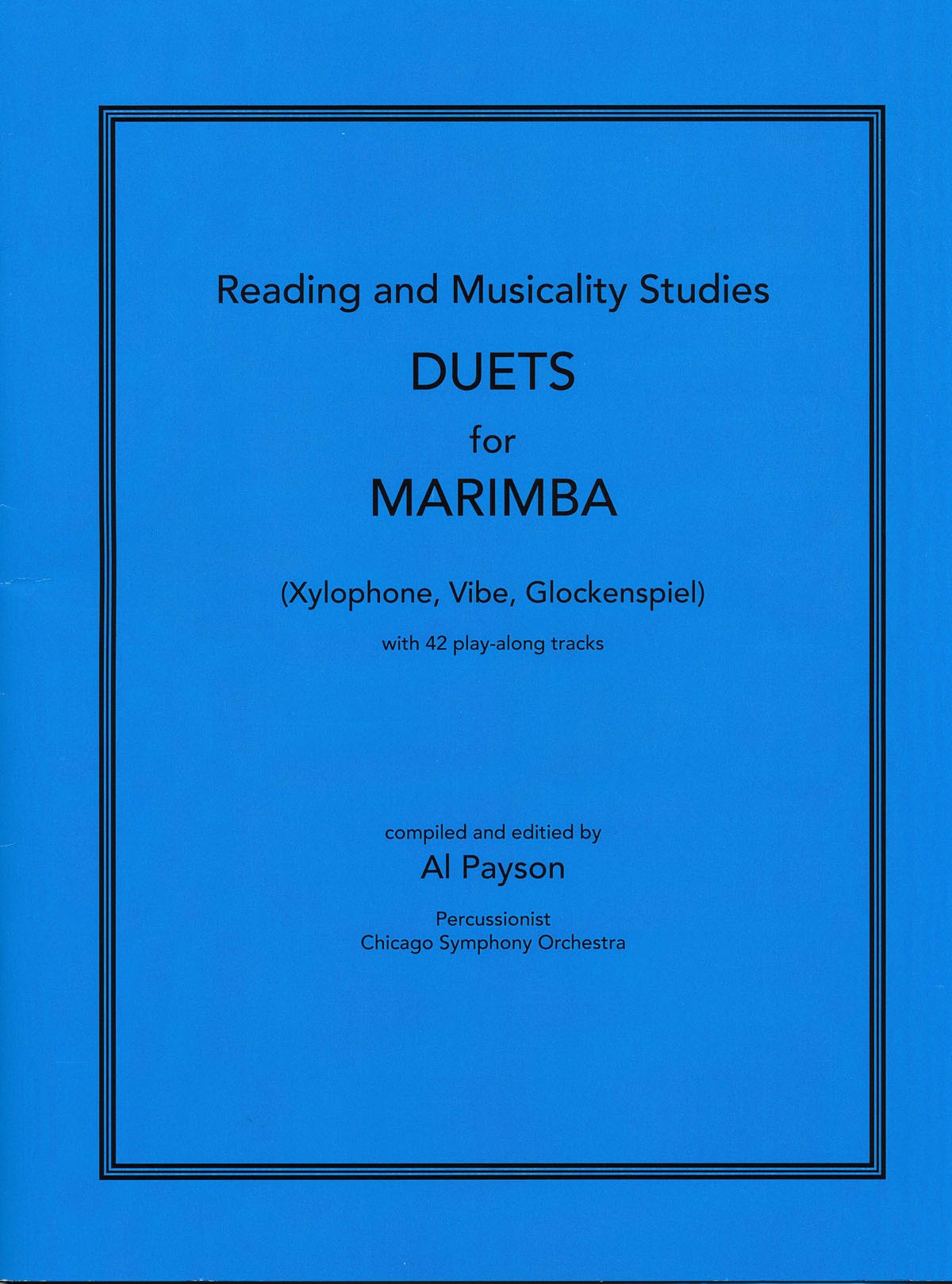 Duets for Marimba by Al Payson