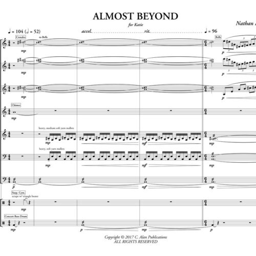 Almost Beyond (Ensemble Version) by Nathan Daughtrey