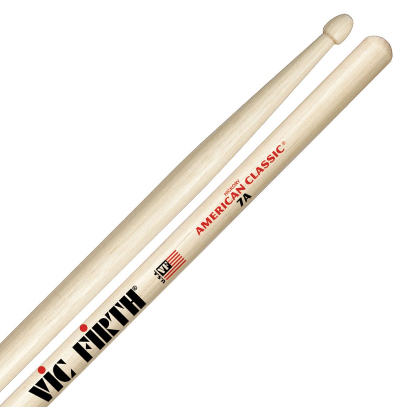Vic Firth 7A American Classic Hickory Snare Drum Sticks