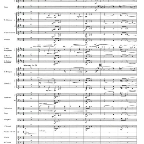 Ancient Blessings for Symphonic Band by Charles Rochester Young