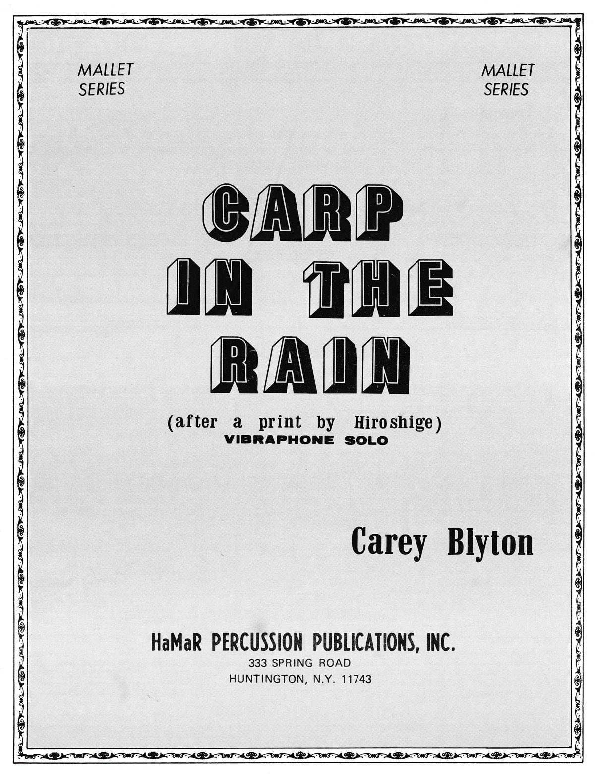 Carp in the Rain by Carey Blyton