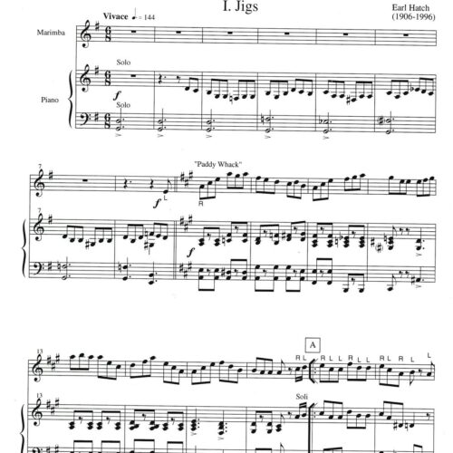 Concerto Conglomerata of Old Jigs, Reels and Hornpipes arr. Earl Hatch