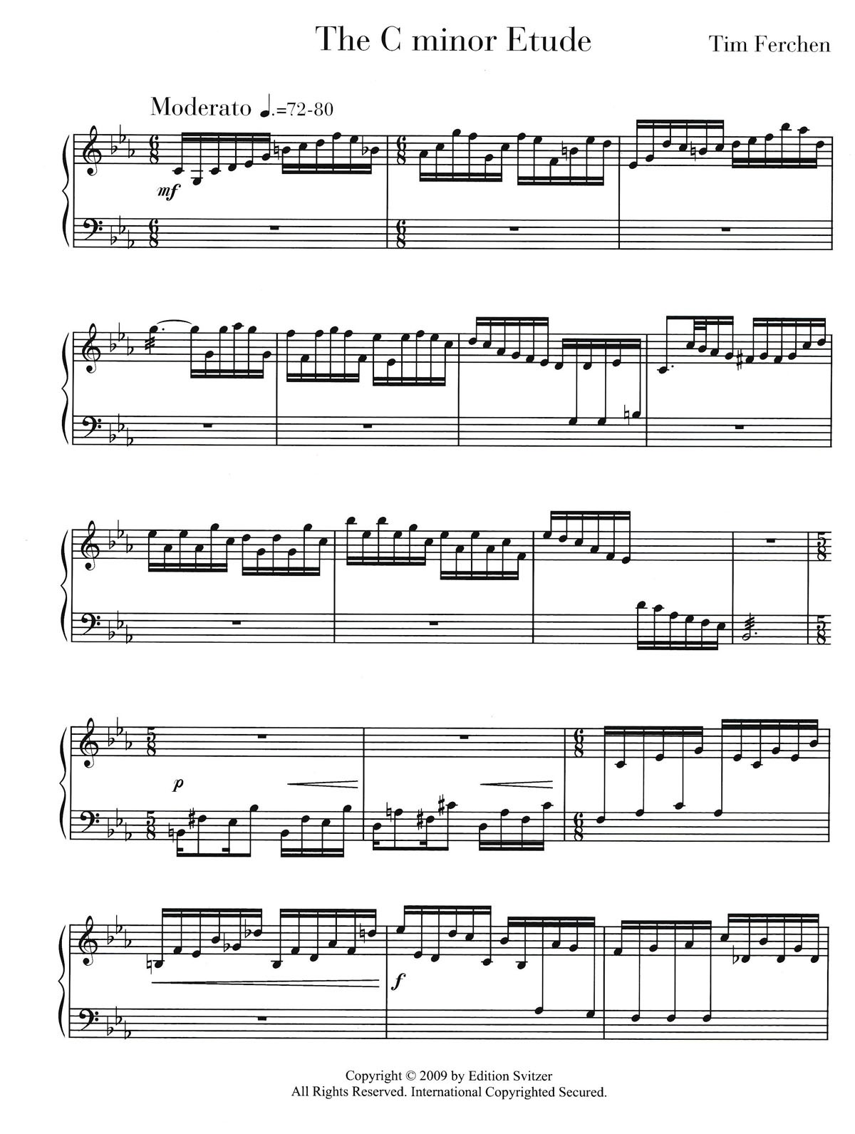 Etudes for Marimba Vol. 1 by Tim Ferchen