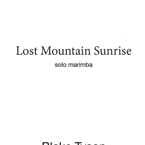 Lost Mountain Sunrise by Blake Tyson