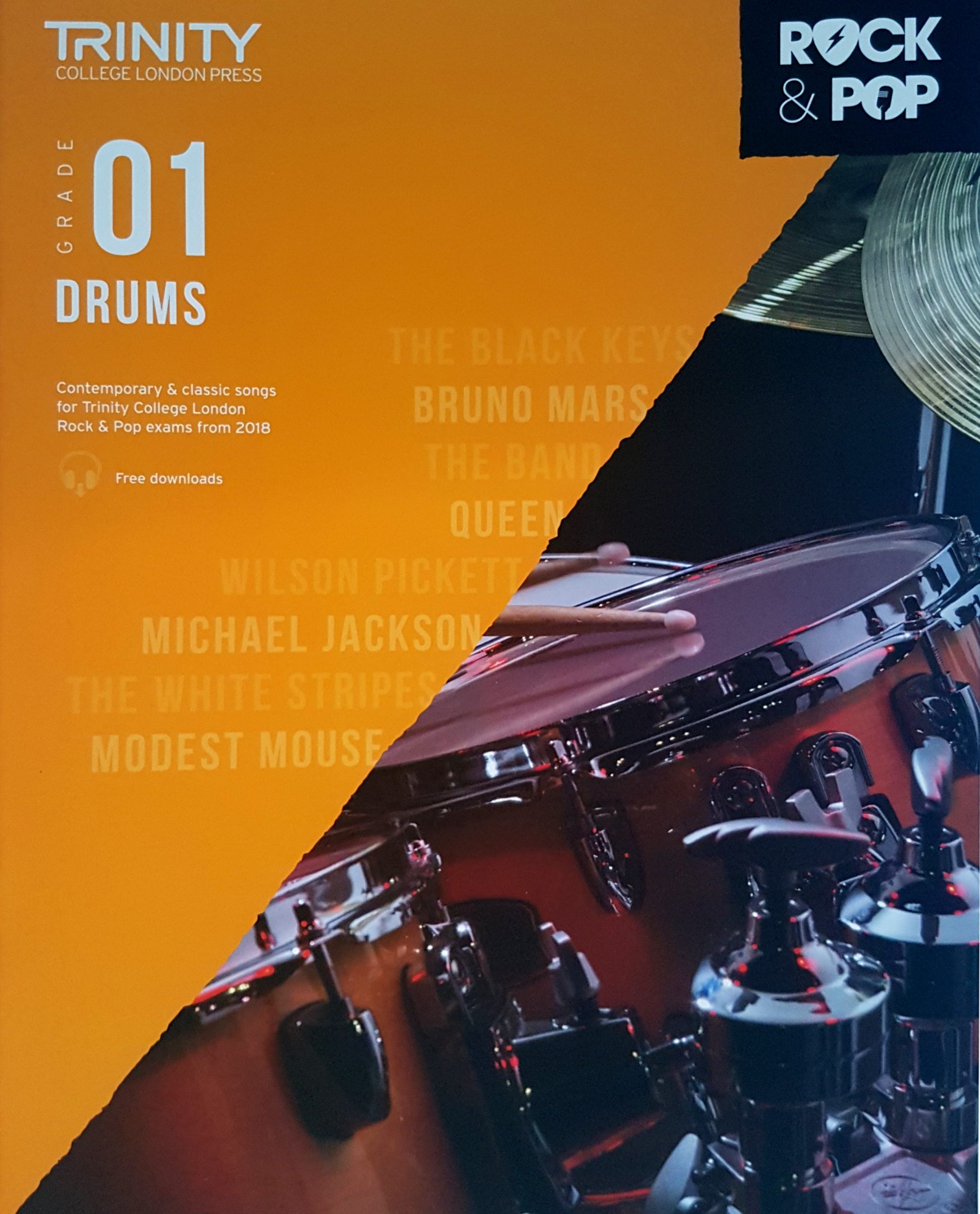 Rock and Pop Drums 2018 - Grade 1