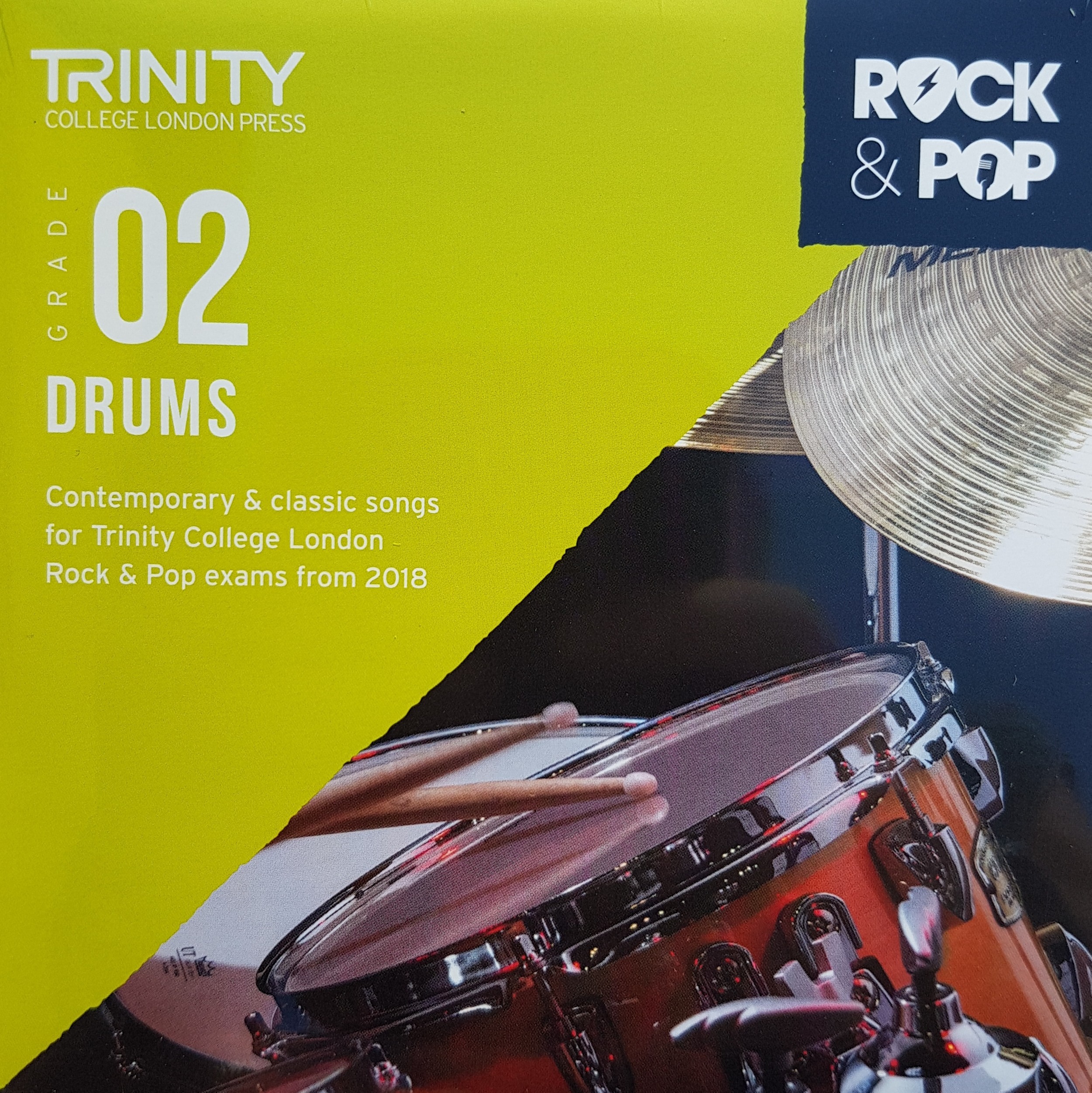 Rock and Pop Drums 2018 - Grade 2 CD