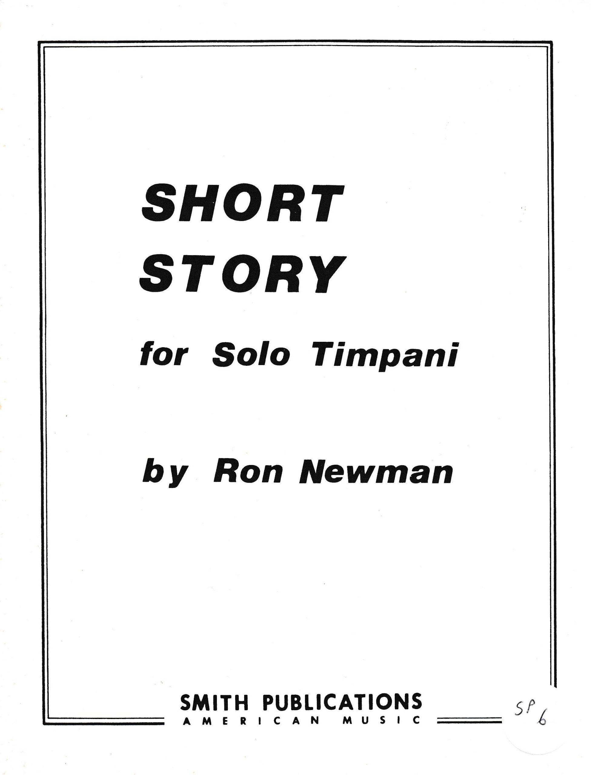 Short Story by Ron Newman